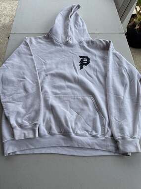 Primitive Skateboard Rose Bouquet White Hooded Sweatshirt